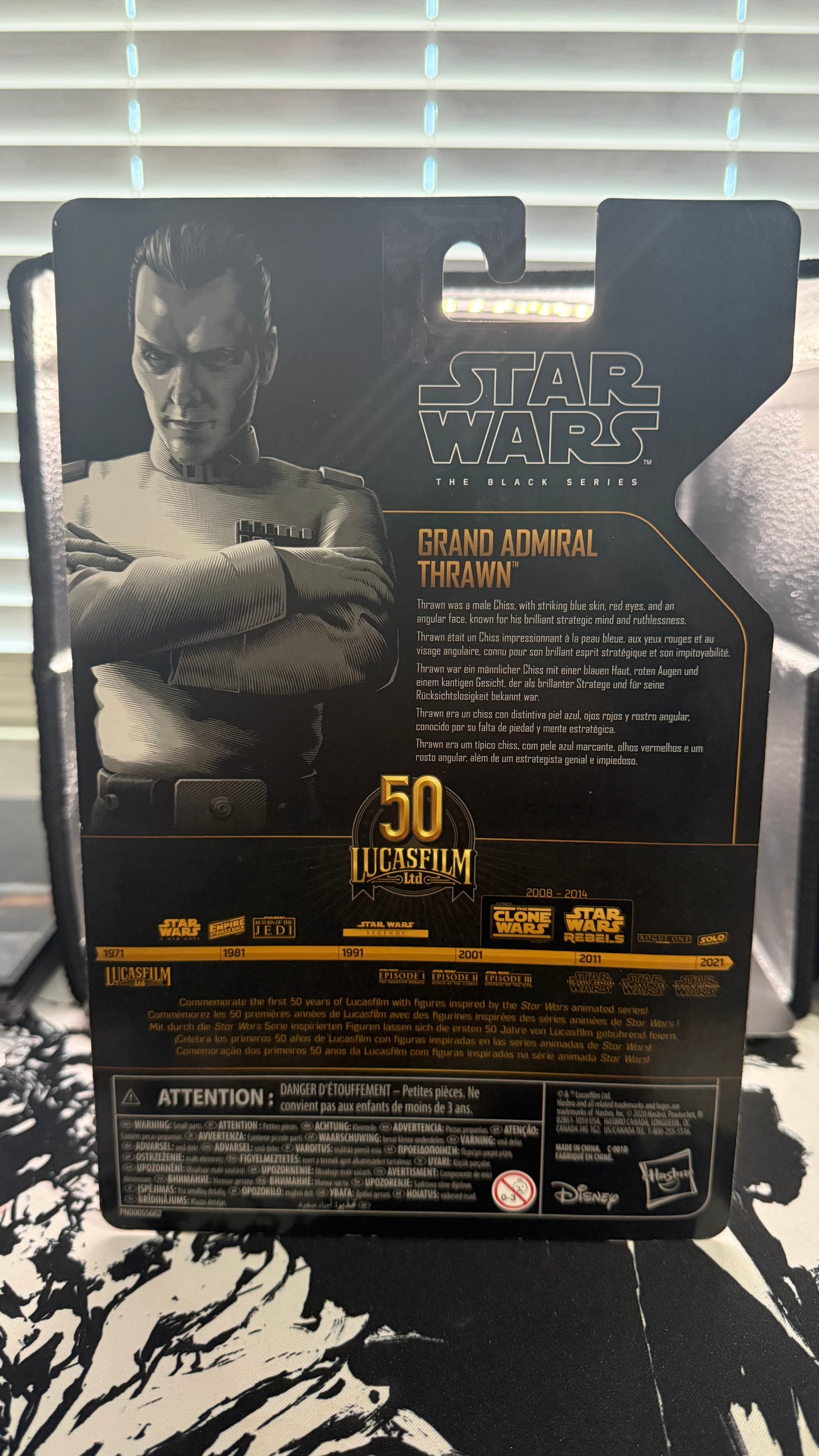 Grand Admiral Thrawn Star Wars Black Series Archive 6 Inch Action Figure