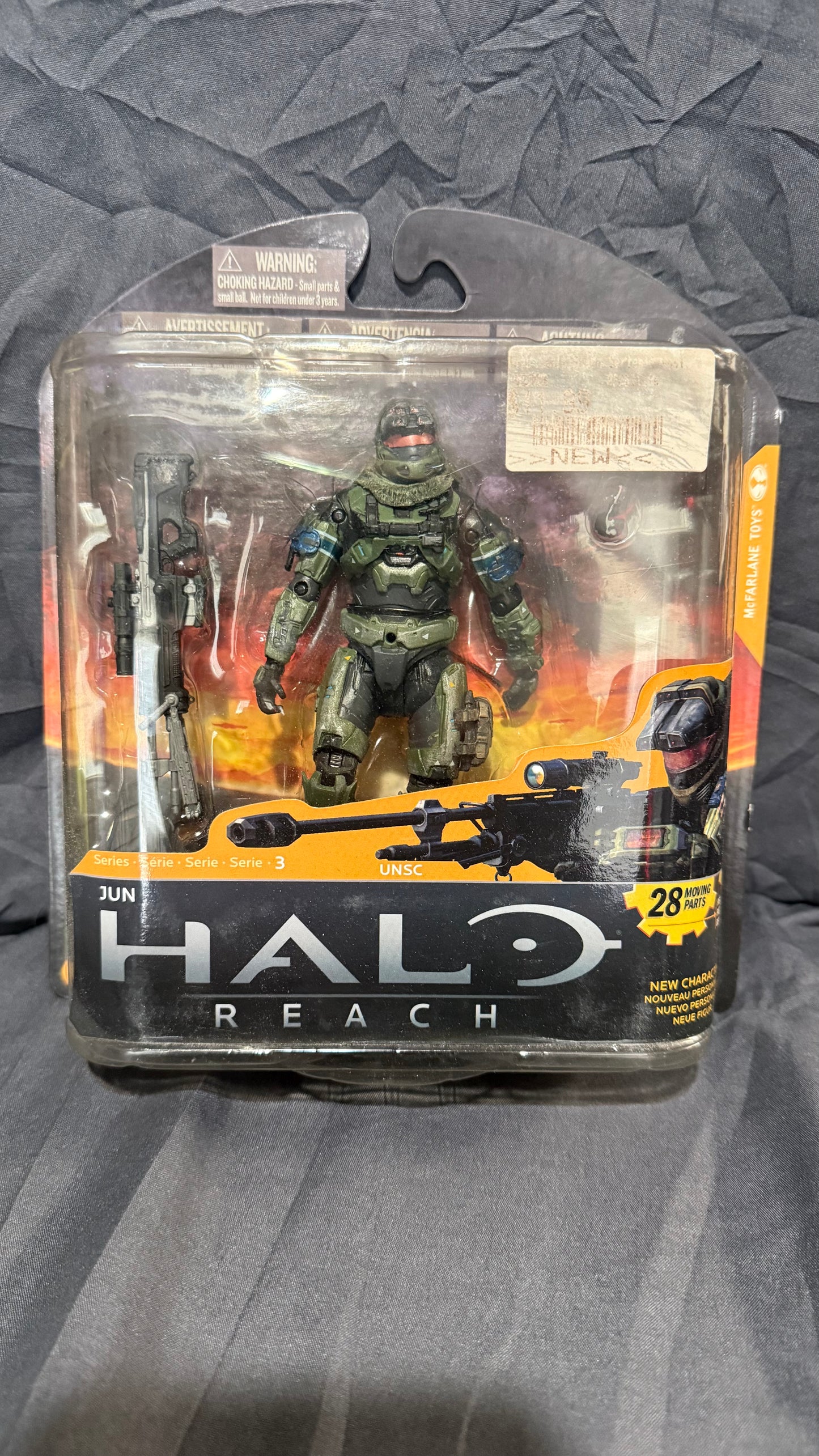 McFarlane Halo Reach Spartan Soldier JUN 5” Figure NOBLE TEAM Spartan New 2011