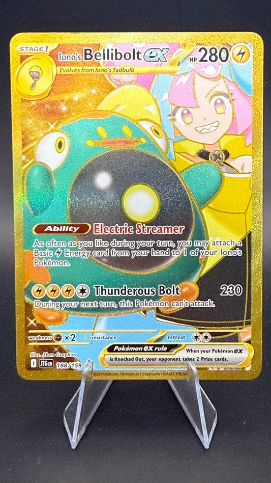 Iono's Bellibolt ex - 188/159 - SV09: Journey Together (JTG)