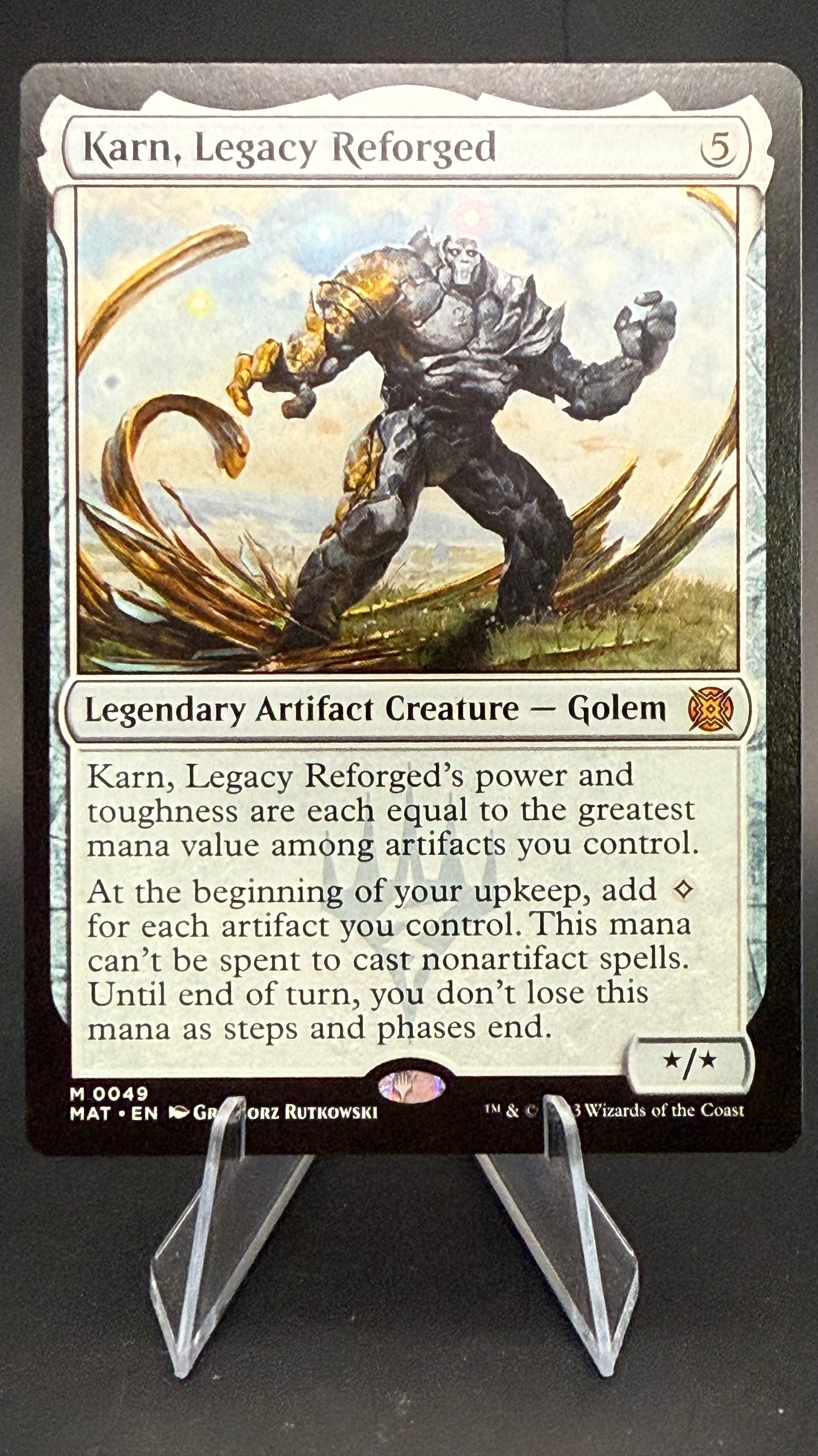 Karn, Legacy Reforged - March of the Machine: The Aftermath (MAT)