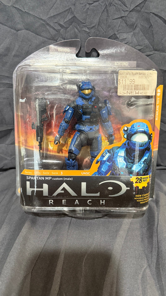 Mcfarlane Toys Halo Reach Series 3 Spartan MP Male Blue