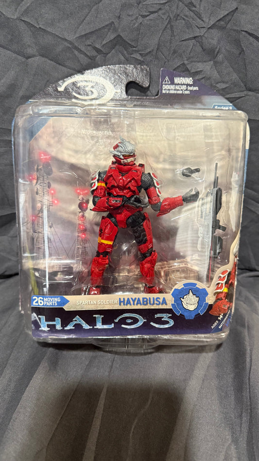Halo Series 3 HAYABUSA Red Spartan Soldier McFarlane Toys 2008