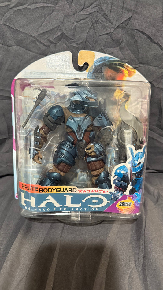 Halo BRUTE BODYGUARD Halo 3 Collection New Character Blue McFarlane Toys 2009