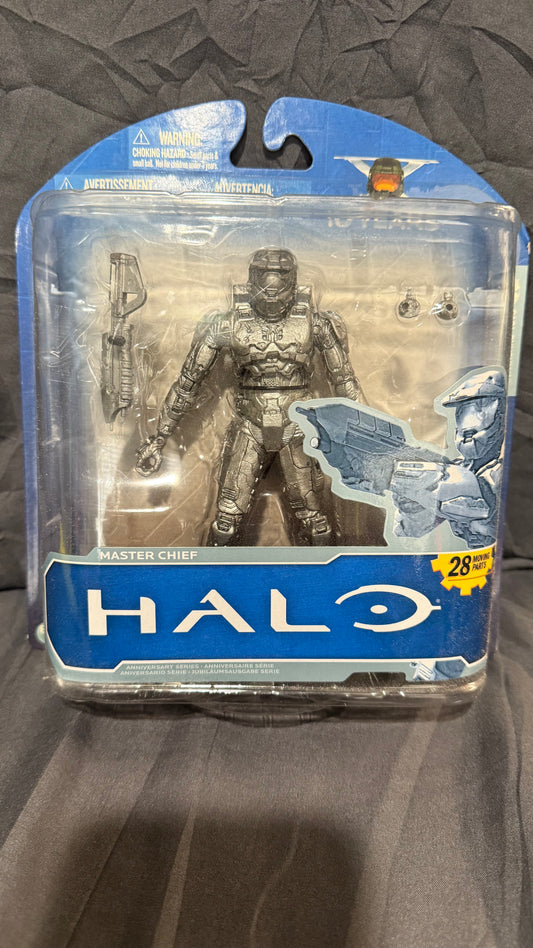 Halo Mcfarlane 10th Anniversary Master Chief Platinum Edition Edition
