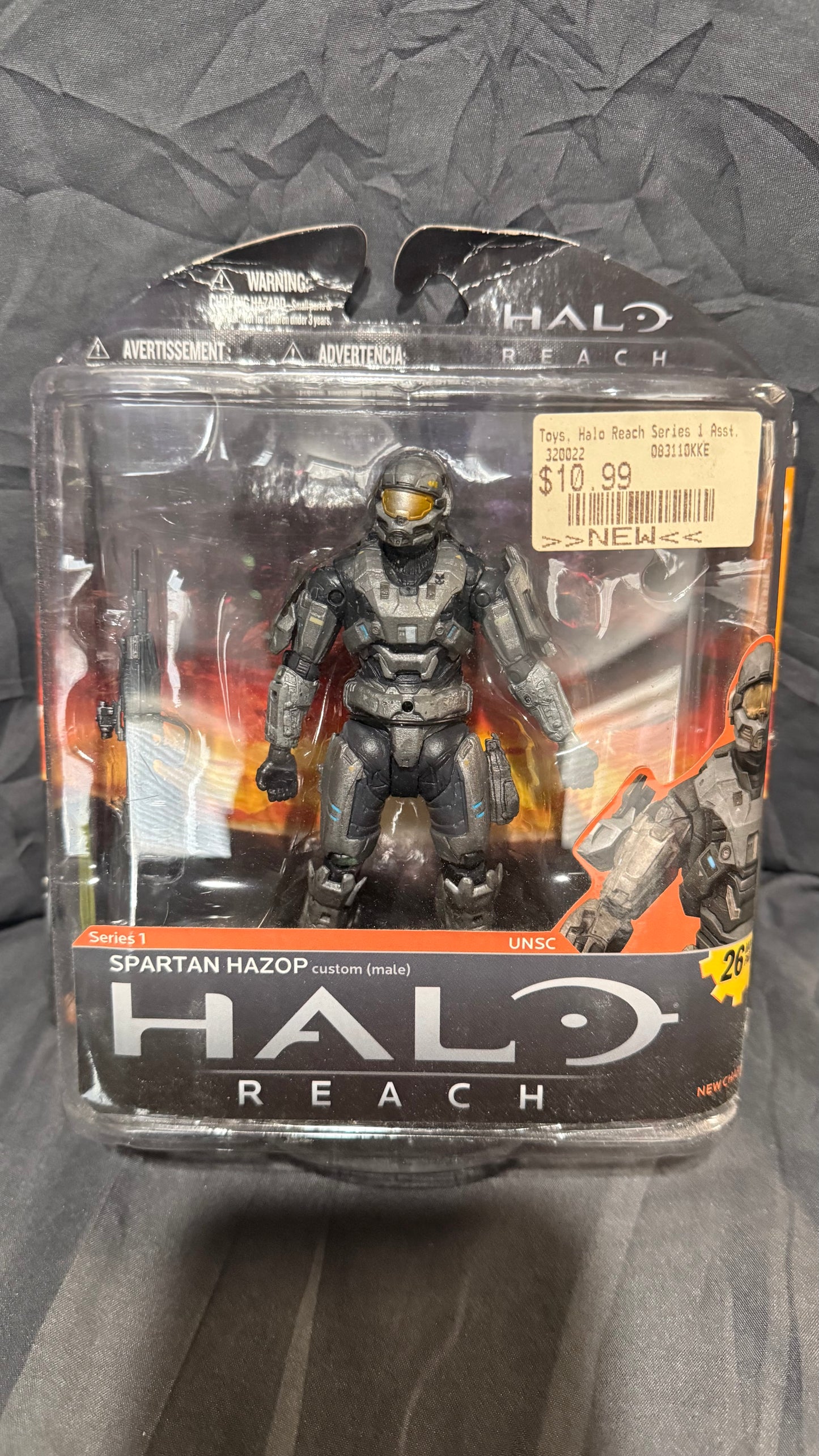 2010 Halo Reach Series 1 SPARTAN HAZOP Green Action Figure Mcfarlane