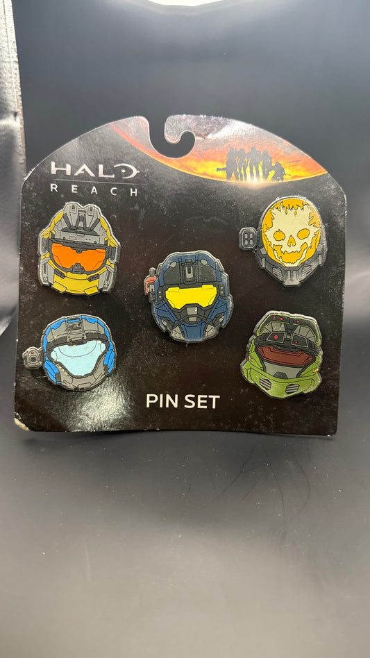 Halo Reach Noble Team Pin Set Kat Jorge Jun Charter Emile 2010 Bungie Rare